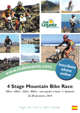 4 Stage Mountain Bike Race