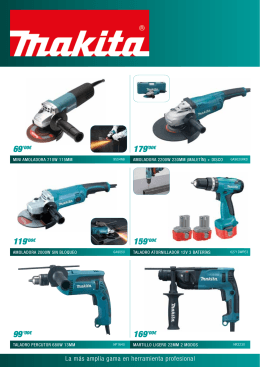 folleto makita