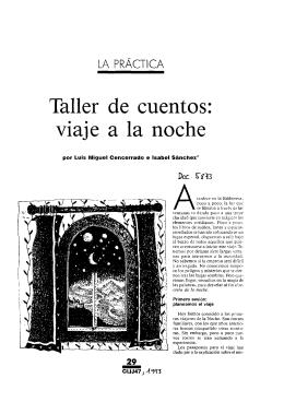Taller de cuentos: