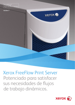 Folleto - Xerox FreeFlow™ Print Server