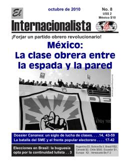 México: La clase obrera entre la espada y la pared