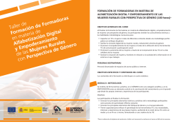 Mujeres Rurales - Gobierno de Aragón