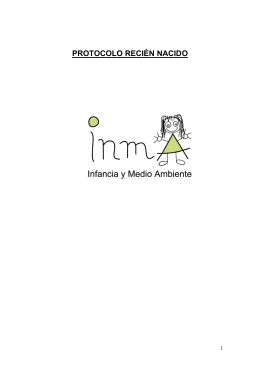 PROTOCOLO RECIÉN NACIDO - INMA, Infancia y Medio Ambiente