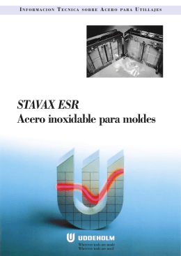 STAVAX ESR Acero inoxidable para moldes