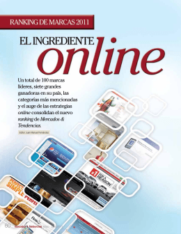 ranking - Revista Mercados & Tendencias