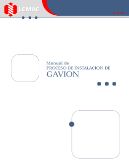 Instalacion Gavion