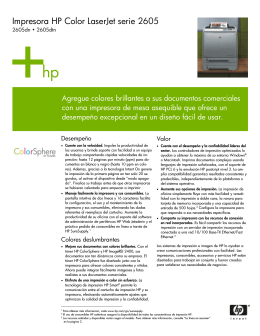 HP LaserJet Color 2605