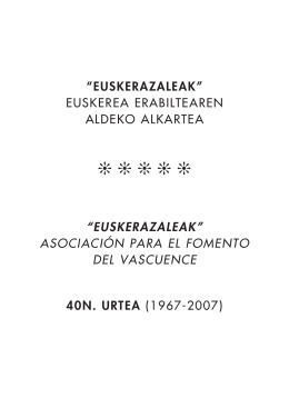 4890&Euskerazaleak 40 urte