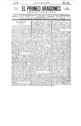 ANO XX. Jaca 9 de Junio de 190l. 949.`