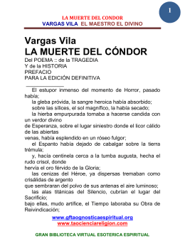 1 Vargas Vila LA MUERTE DEL CÓNDOR