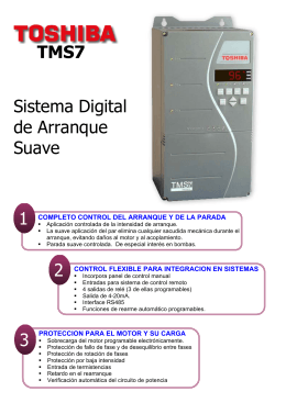 Digital system of soft start Toshiba TMS7