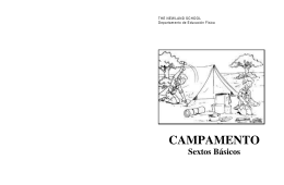 Libro de campamento Sextos Años Básicos.