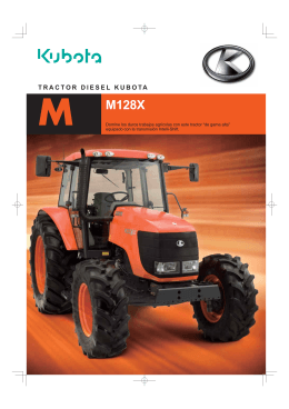 tractor diesel kubota m m128x