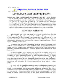 Código Penal de Puerto Rico de 2004