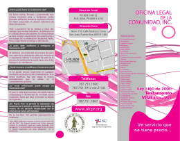 Testamento Vital - Oficina Legal de la Comunidad