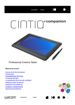 Manual del usuario Cintiq Companion