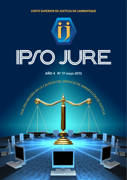 AÑO 4 N° 17 mayo 2012 - Poder Judicial del Perú