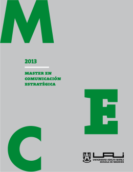 master en comunicación estratégica