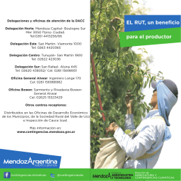 folleto nuevo rut - Dirección de Agricultura y Contingencias Climáticas