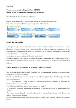 ESPAÑOL Concurso internacional de fotografía Nikon 20 Concurso