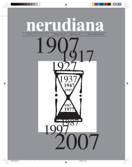 nerudiana - Fundación Pablo Neruda