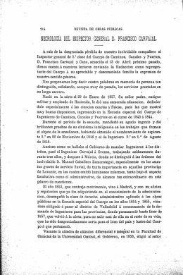 NECRCLOCIA DEL INSPECTOR GENERAL D. FRANCISCO