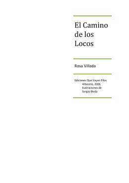 El Camino de los Locos - Libros de Rosa Villada