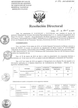 195-2015-HNHU-DG - Hospital Nacional Hipólito Unanue