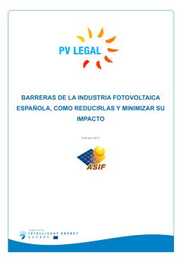 barreras de la industria fotovoltaica española, como - macsen-pv