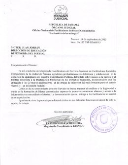 JUDICIAL - Defensoria del Pueblo