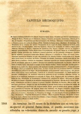 CAPITULO DECIMOQUINTO. ca ejenid .el general Santa