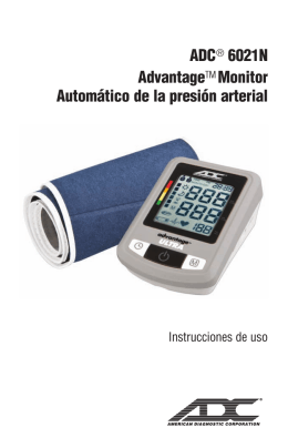 ADC® 6021N AdvantageTM Monitor Automático de la presión arterial