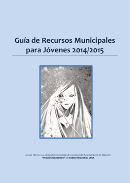 Guía de Recursos Municipales para Jóvenes 2014/2015