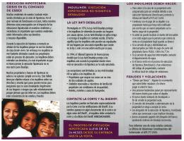 ejecución hipotecaria crisis en el condado de essex