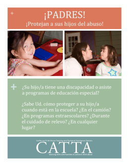 ¿Quién abusa a los niños con discapacidades?