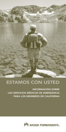 2012 California travel brochure Spanish