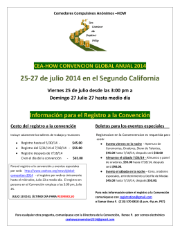 25-27 de julio 2014 en el Segundo California