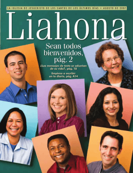 Agosto de 2007 Liahona