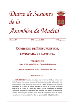 DSAM nº 559 de 10 de marzo de 2014, IX Leg.