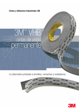 Catálogo completo cintas 3M VHB