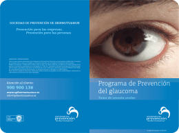 Programa de Prevención del glaucoma