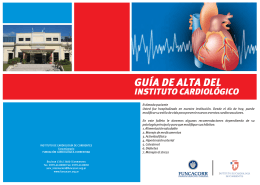 Guia Alta del ICC - Instituto de Cardiología de Corrientes