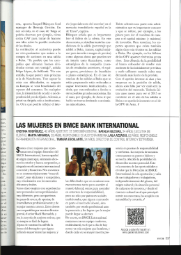 Las mujeres en BMCE International