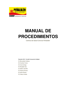 Manual de normas tecnicas y procedimientos
