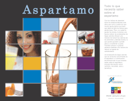 lo que Necesita Saber Sobre el Aspartame