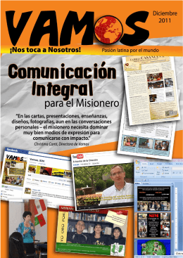 La Revista VAMOS Comunicación Misionera – pdf