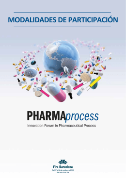 Modalidades participacion PHARMAPROCESS