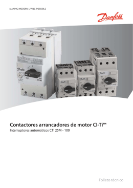 Contactores arrancadores de motor CI-Ti™