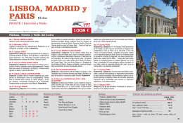LISBOA, MADRID y PARIS 12 días