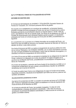 AyT.3 FTPYME-ICO, FONDO DE TITULIZACI&Oacute;N DE ACTIVOS